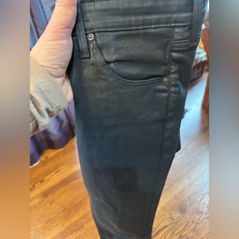 Adriano Goldsmied absolute leggings. Black coated skinny jeans. - Picture 10 of 10